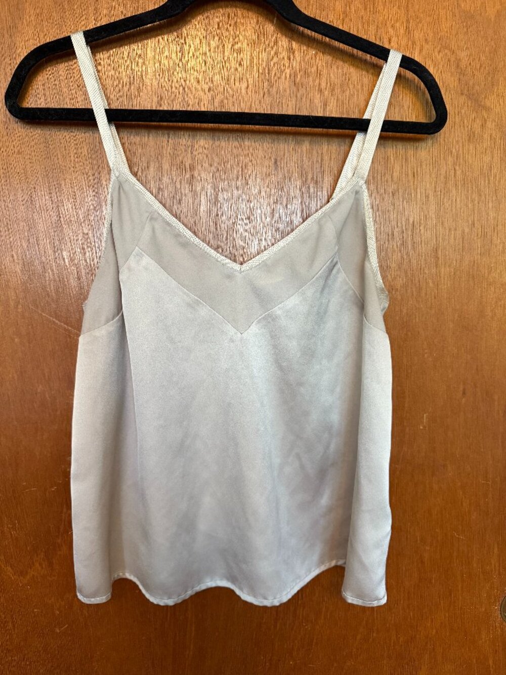 Cream Satin Blouse